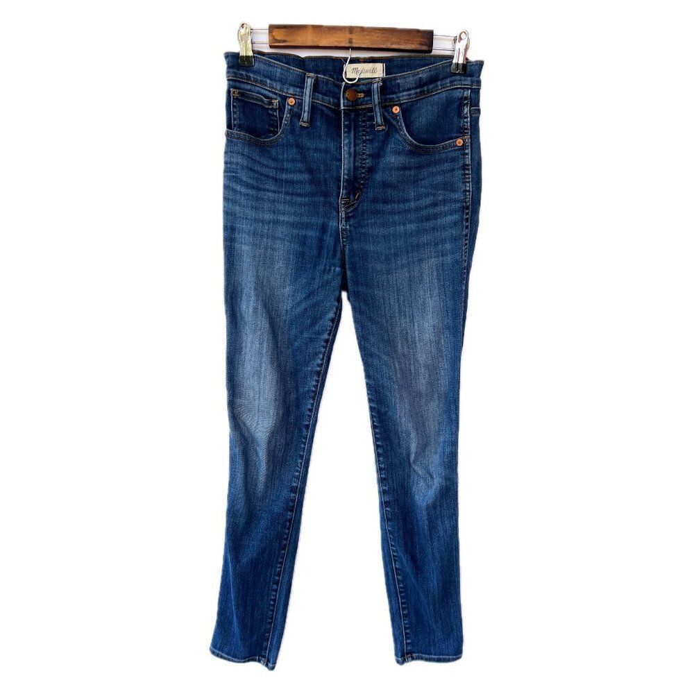 Madewell Dark Wash 10'" High Rise Skinny Denim Jeans Size 28